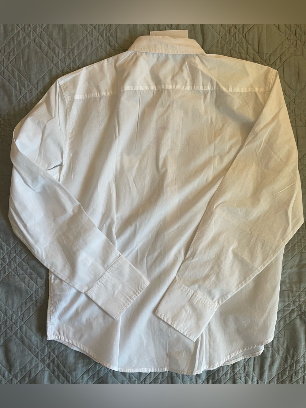 J. CREW Garçon classic shirt in cotton poplin White Size 10 NWD $98 BY 715 - Picture 7 of 8